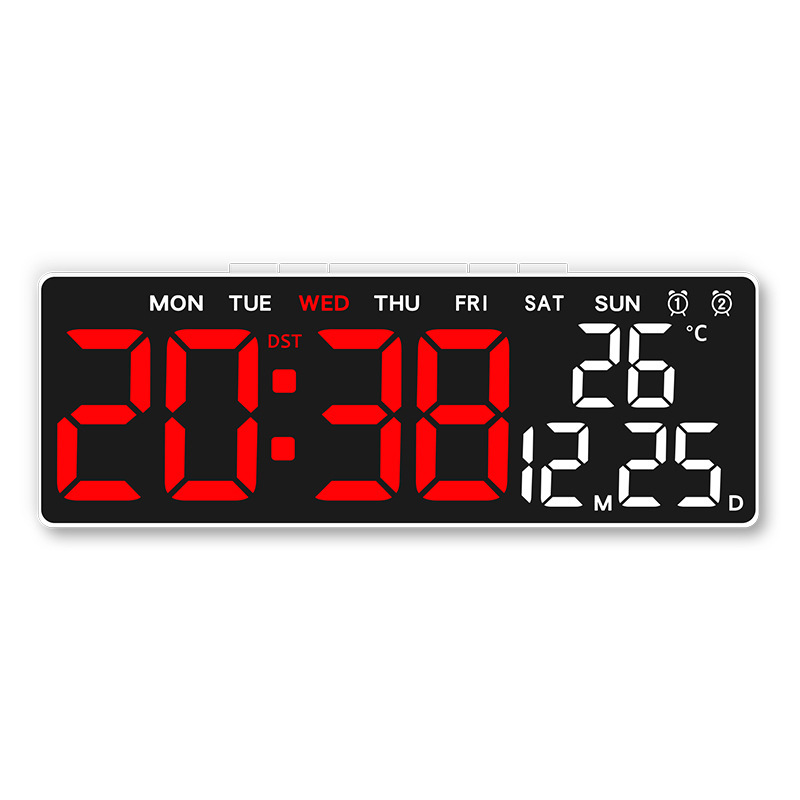 New Clock Multifunctional Electronic Clock Simple LED Digital Clock USB Output Bedside Clock 5510 Alarm Clock