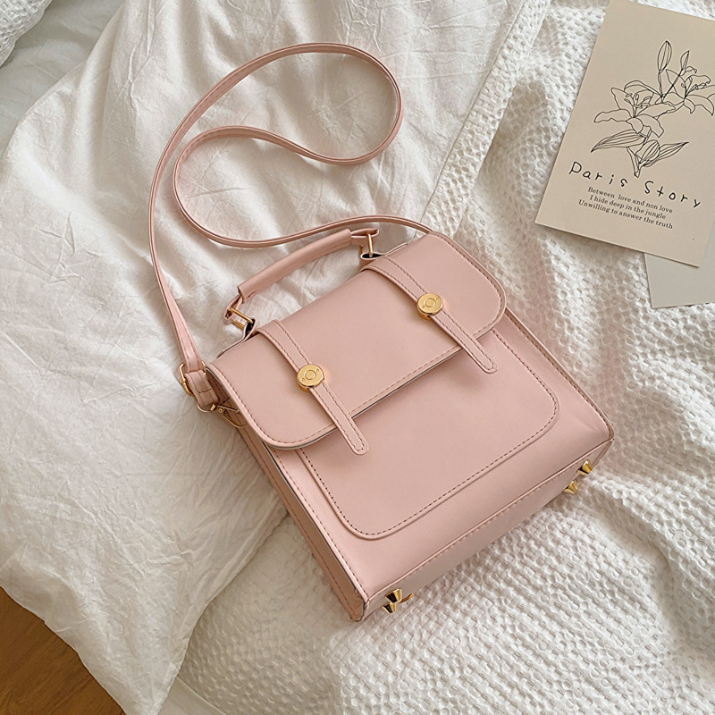 Commuting texture simple solid color women casual bag 2026 autumn winter new single shoulder bag backpack