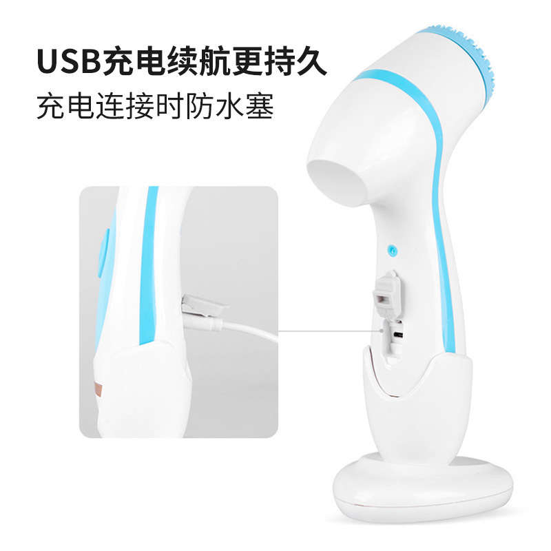 Electric Facial Cleanser Face Washing Device Multifunctional Facial Pore Cleaner Household Silicone Facial Cleanser Face Washing Device