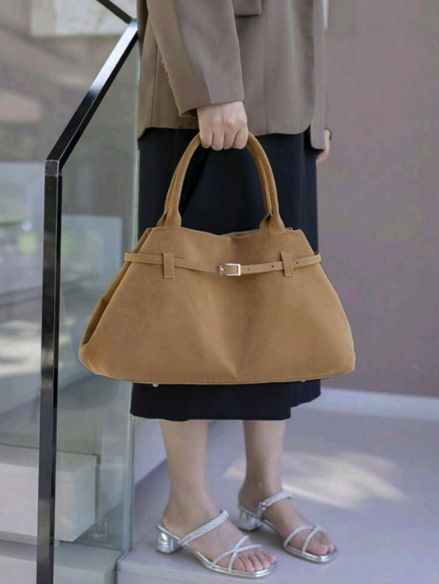 2026 Simple Bag Large Capacity New Single Shoulder Bag Casual Women Commuter Tote Bag