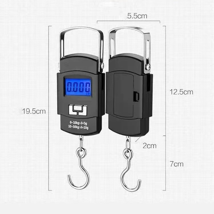 electronic scale gram scale portable hand scale A08 weighing non-commercial food spring scale household luggage scale