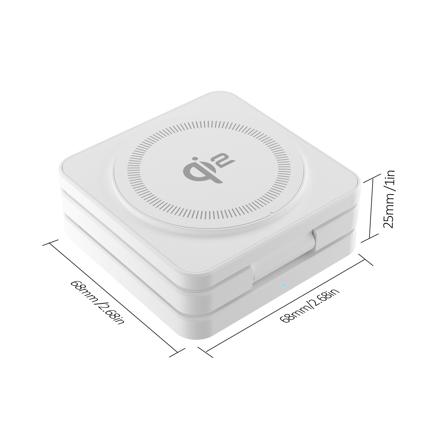 iw30Pro-Qi2 Version 3-in-1 Magnetic Foldable Wireless Charger for Apple Phones, Earphones