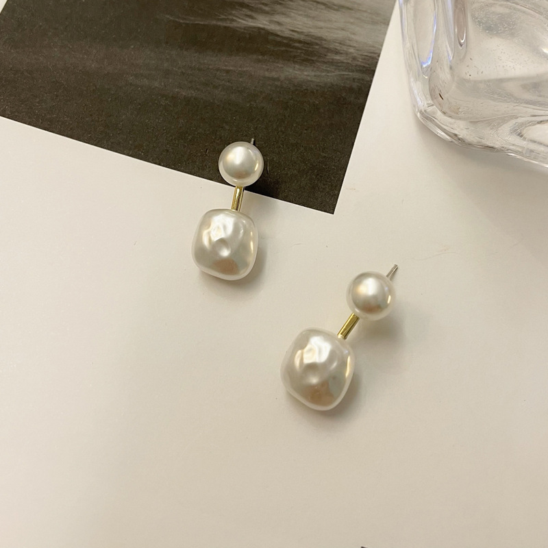 S925 silver needle elegant pearl ear studs earrings for women ear accessories 4599
