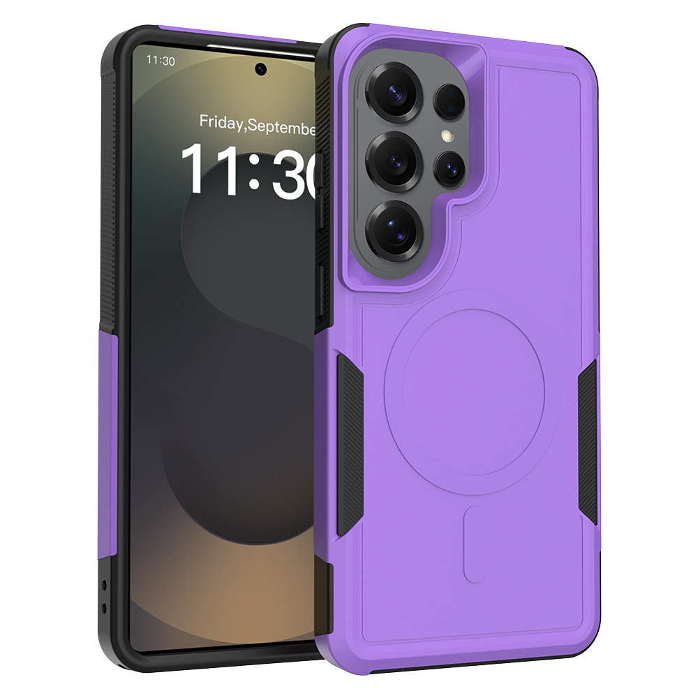 Magnetic phone case for Samsung S26 Ultra, navigation series, 2-in-1 for S25p, anti-drop for A36, protective case for A17, A06