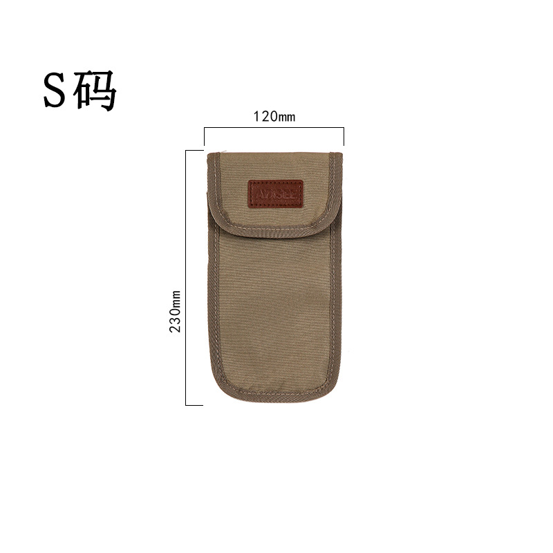 AYXSEE Outdoor Camping Tent Peg Storage Bag Envelope Style Ground Peg Bag Peg Bag 900D Oxford Cloth