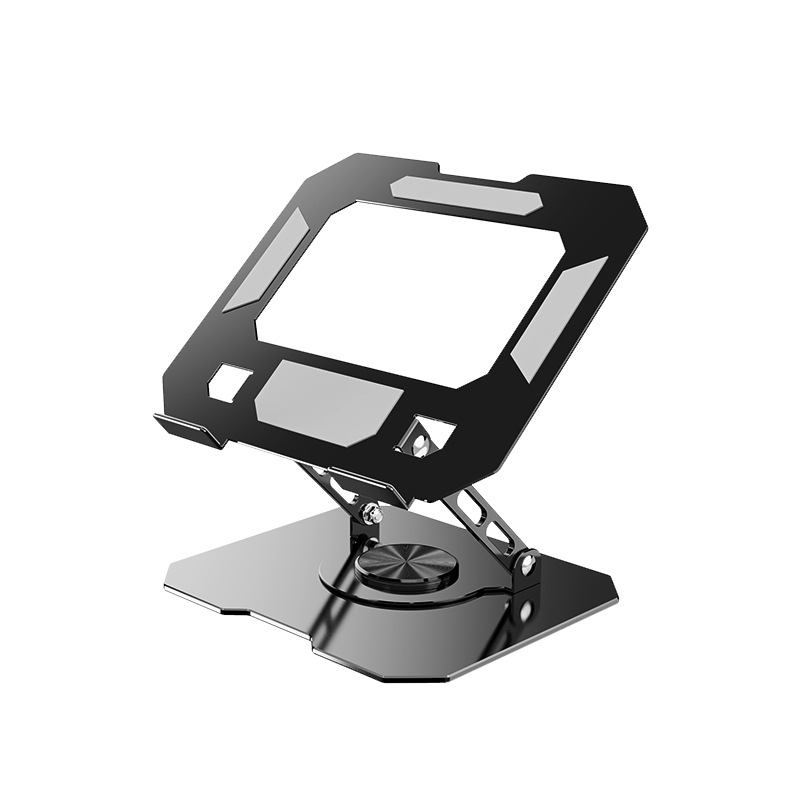 New metal tablet stand rotating foldable laptop stand for binge-watching support base heat dissipation rack