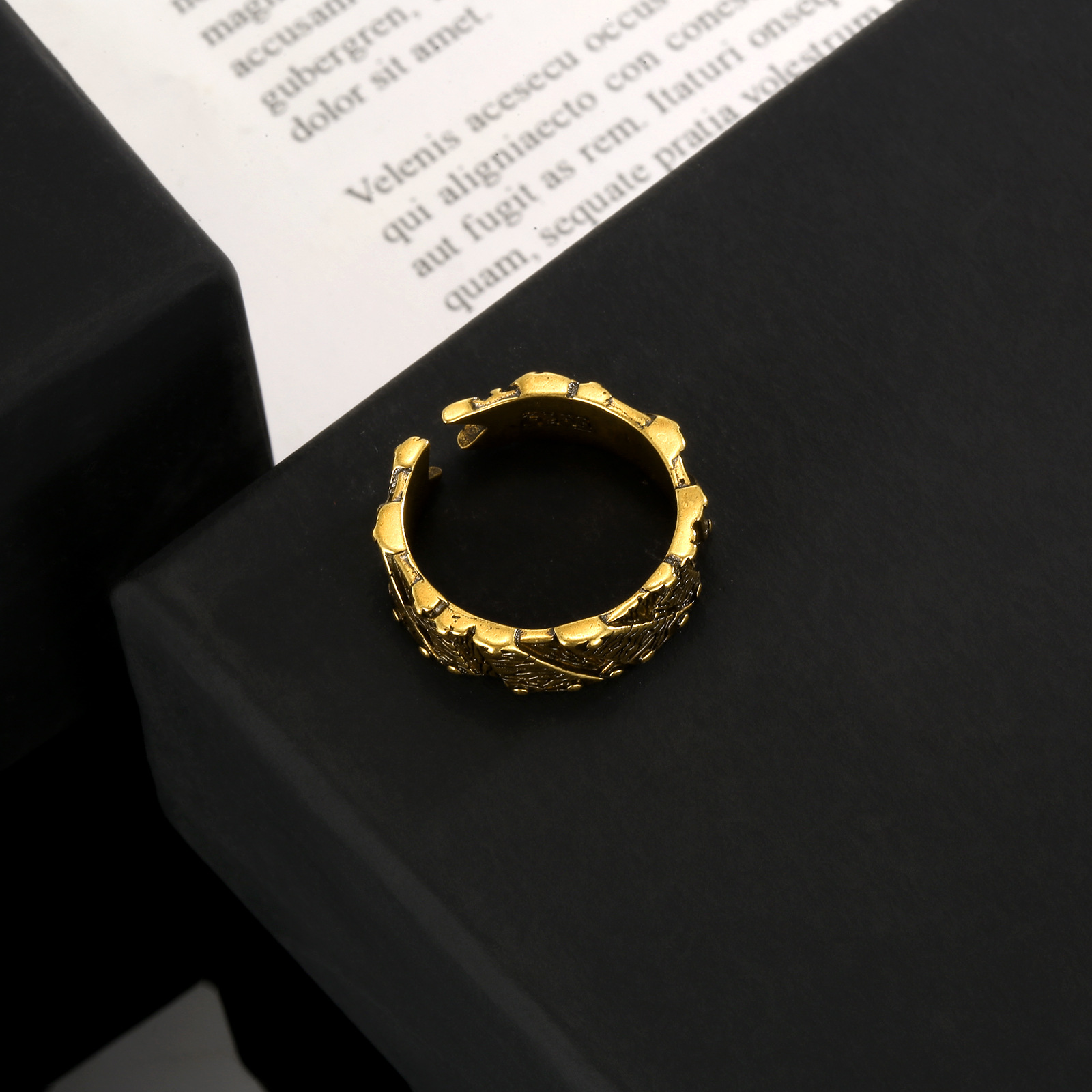 Wind Ring Heavy Men's Punk Ring Women's Index Finger Ring