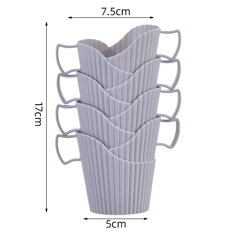 Disposable paper cup holder, thickened plastic cup sleeve, anti-scald heat-insulating paper cup holder, universal base cup 773