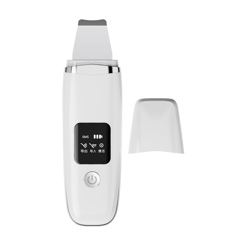 New Electric Skin Scraper Instrument Micro Skin Scraper Remove Blackhead Acne Color Light Ultrasonic Dead Skin Import Export Beauty Instrument