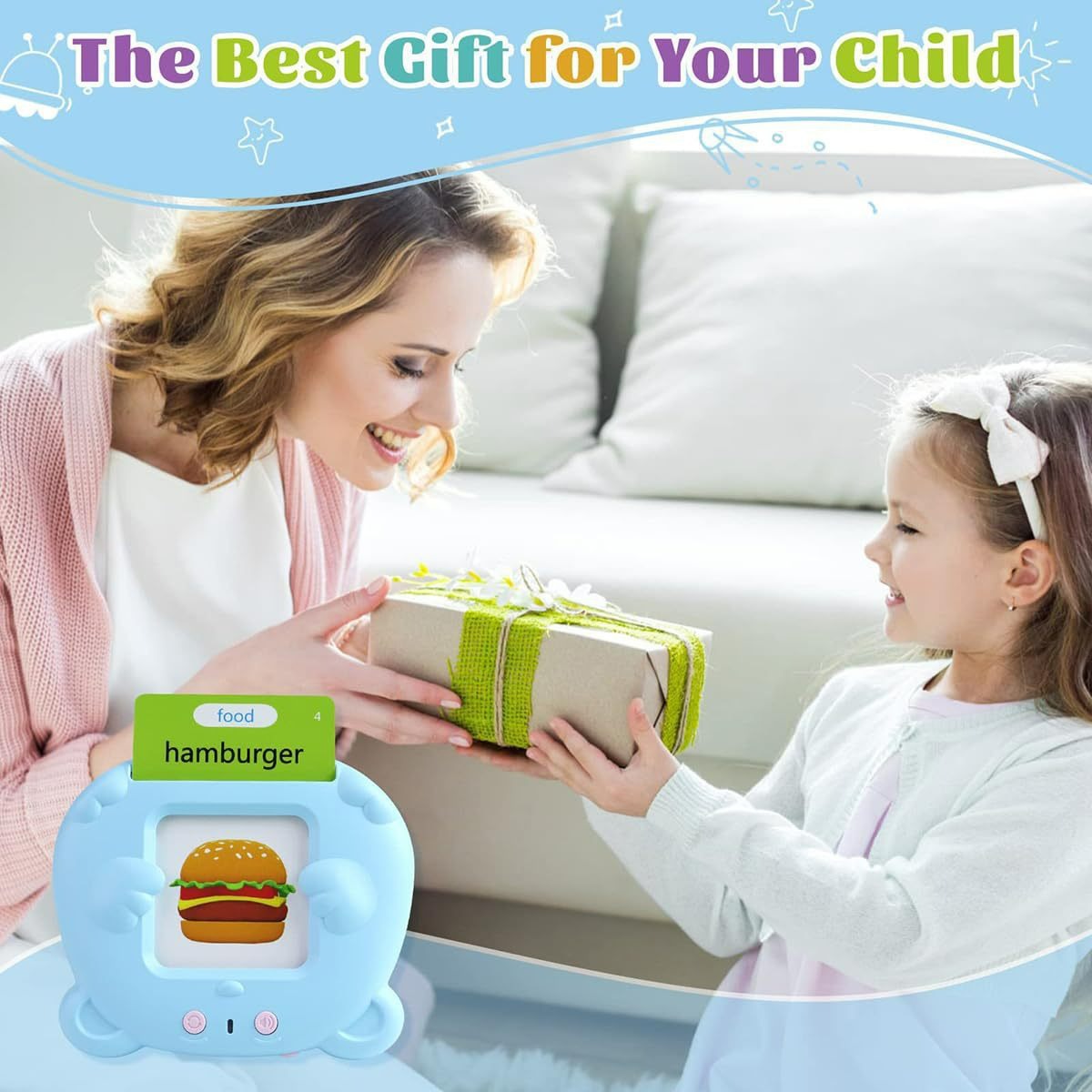 Flash Cards Xiongbao Card Machine Children's Early Education Learning Foreign Language Card Insert Machine Educational Learning Machine