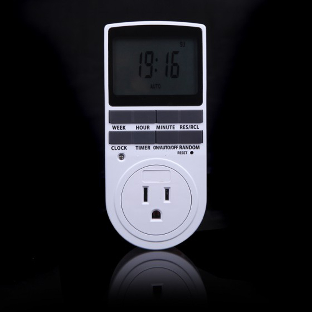 Socket Electronic Timer Kitchen Timer Switch Power Plug Electric Vehicle Charging Reminder Automatic Shut Off