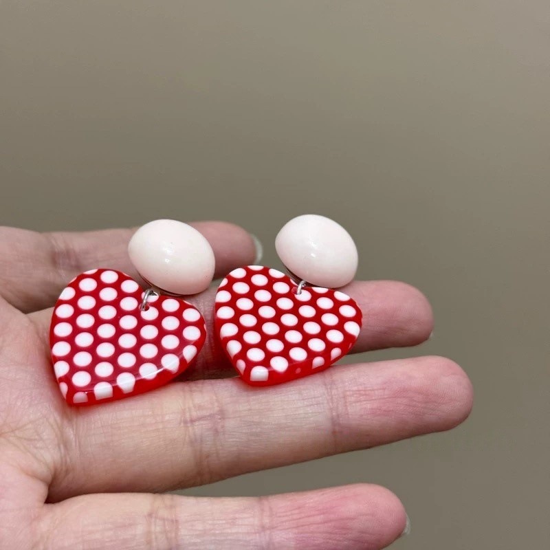 Earrings for Women Summer Small Colorful Stud Earrings Face-Slimming Seaside Vacation Photo Ear Drops Earrings