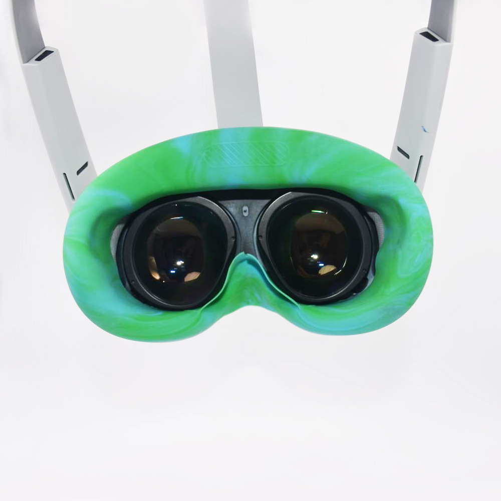 For VR Device Accessories PICO4 Silicone Face Cover with Nose Pad Light-blocking Anti-sweat Breathable Comfortable PICO4 Ultra