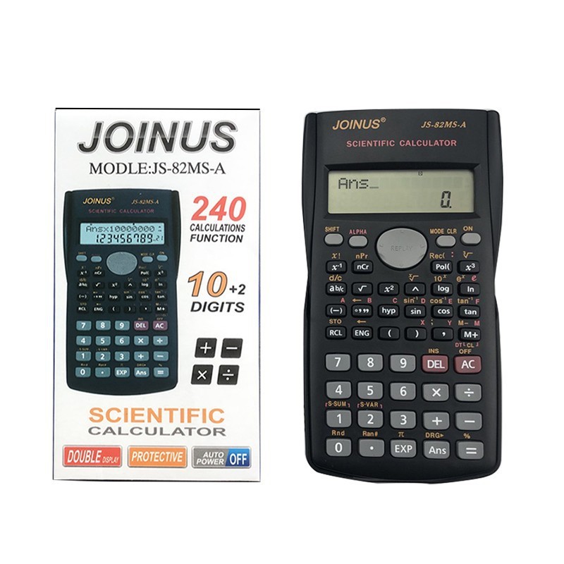 Zhongcheng 82ms-A Chinese and English Version Black Function Calculator Student Multi-Functional Learning Exam Science Computer