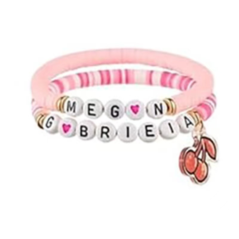 Concert Fan Peripheral Inspiration Friendship Polymer Clay Bracelet Shell Infinite Key Guardian Shield Keychain Accessory