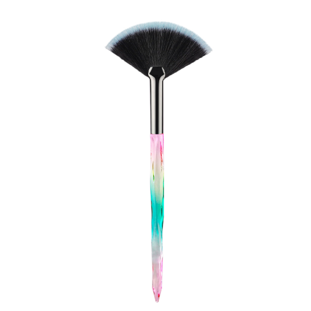 Single Fan Shape Highlighter Brush Powder Brush Soft Fan Shape Makeup Brush Cosmetic Tool