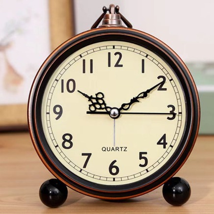 Desk clock bedroom living room decorative alarm clock ornament alarm clock
