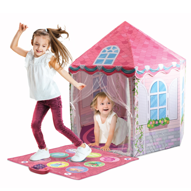 Tent Indoor Children's Toy House Dance Mat Girl Princess Castle Game House