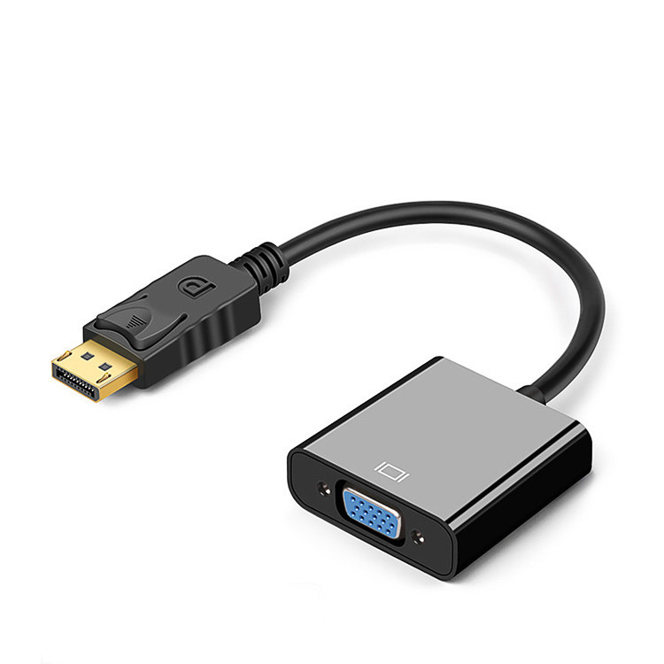 Large DP to VGA converter computer monitor HD connection cable displayport to vga conversion cable