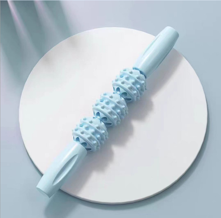 Ring leg massager roller wolf tooth stick foam roller for leg and thigh yoga muscle relaxation auxiliary foam roller