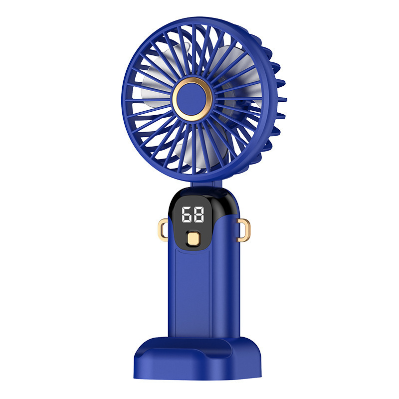 New Handheld Fan Small Foldable USB Strong Wind Mini Dormitory Neck Hanging