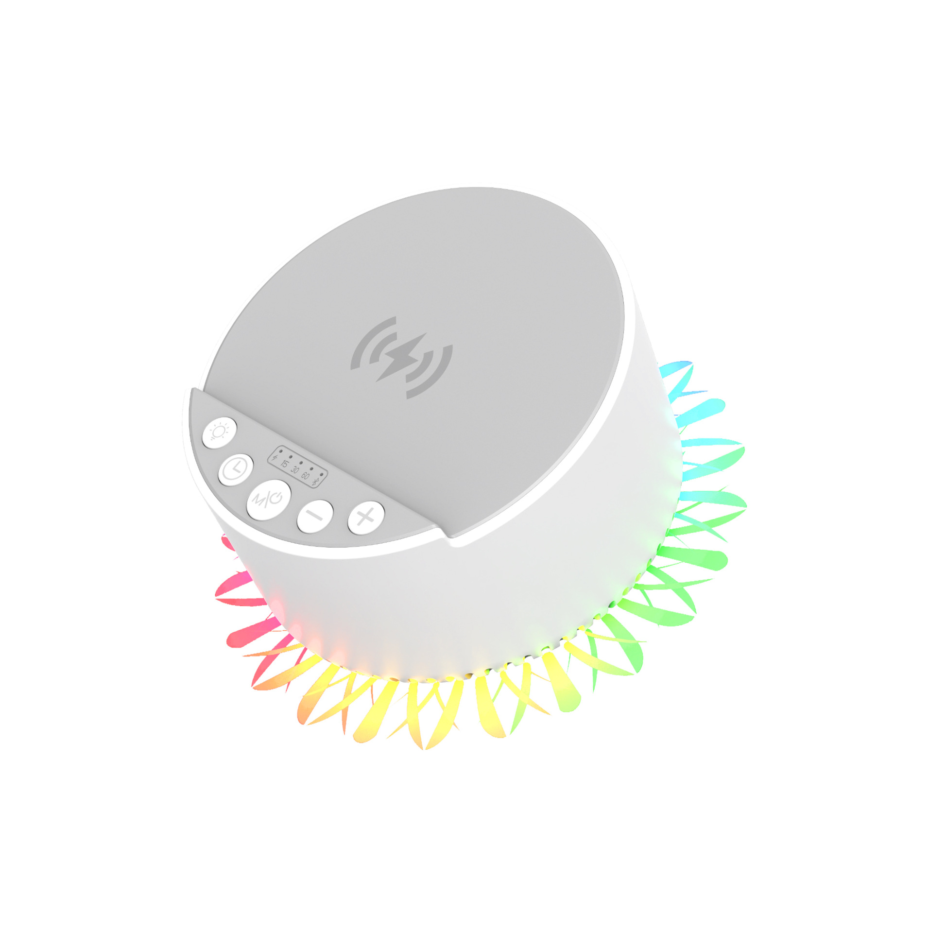 New Night Light White Noise Speaker Wireless Charging Bluetooth Speaker with White Noise Sleep Aid Multifunctional Speaker