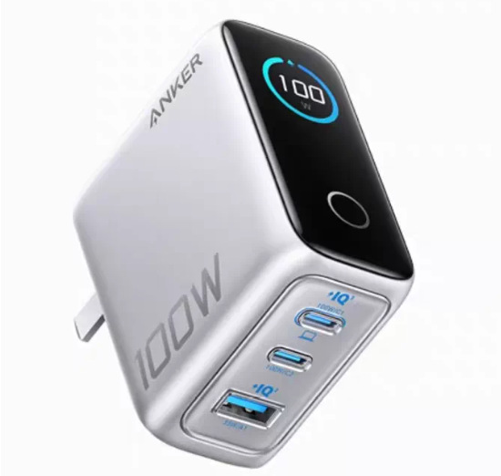 ANKER Anker Smart Display Lite 100W Charger Set GaN Plug Phone Tablet Laptop B121B