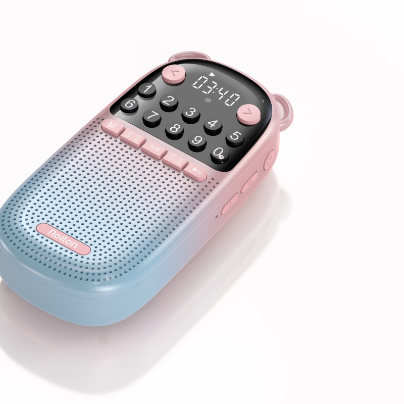 Fangge E300 Bluetooth Speaker Plug-in Card Player Children Early Education Machine Primary School English Listening Machine 2024