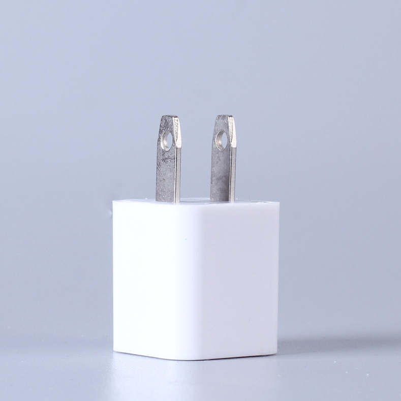 Small Green Dot Charger Compatible with Apple Android Phone Charging Adapter 5V1A Single USB Charging Head Charger