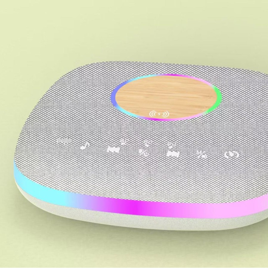 New Product S308 White Noise Wireless Charging Sleep Aid Bluetooth Audio Colorful Breathing Light Sleep Aid
