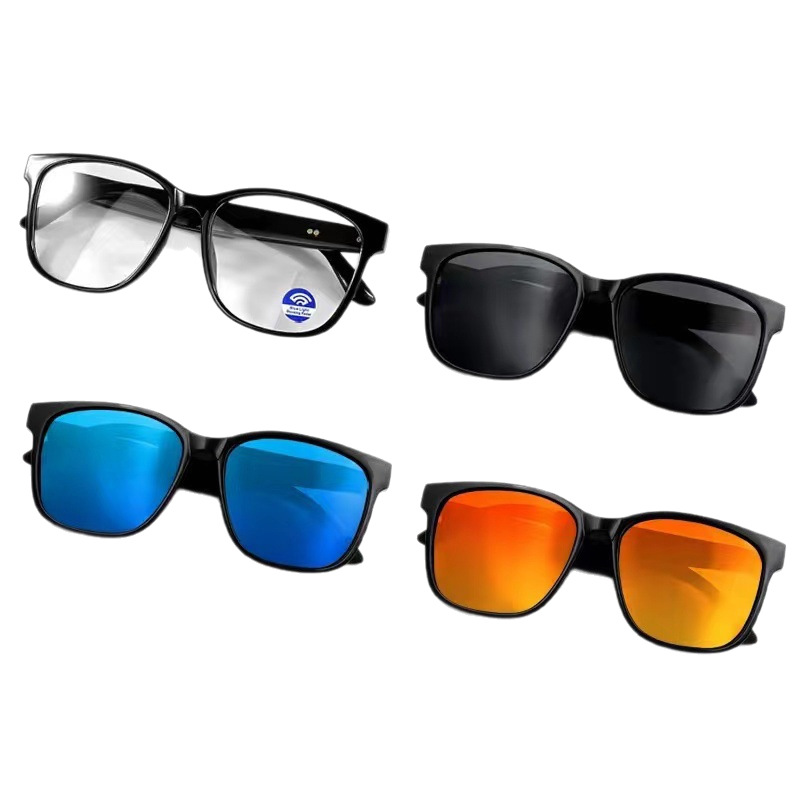 GS08 AI Smart Bluetooth Glasses Air Conduction 3D Sound Polarized Sports Sunglasses
