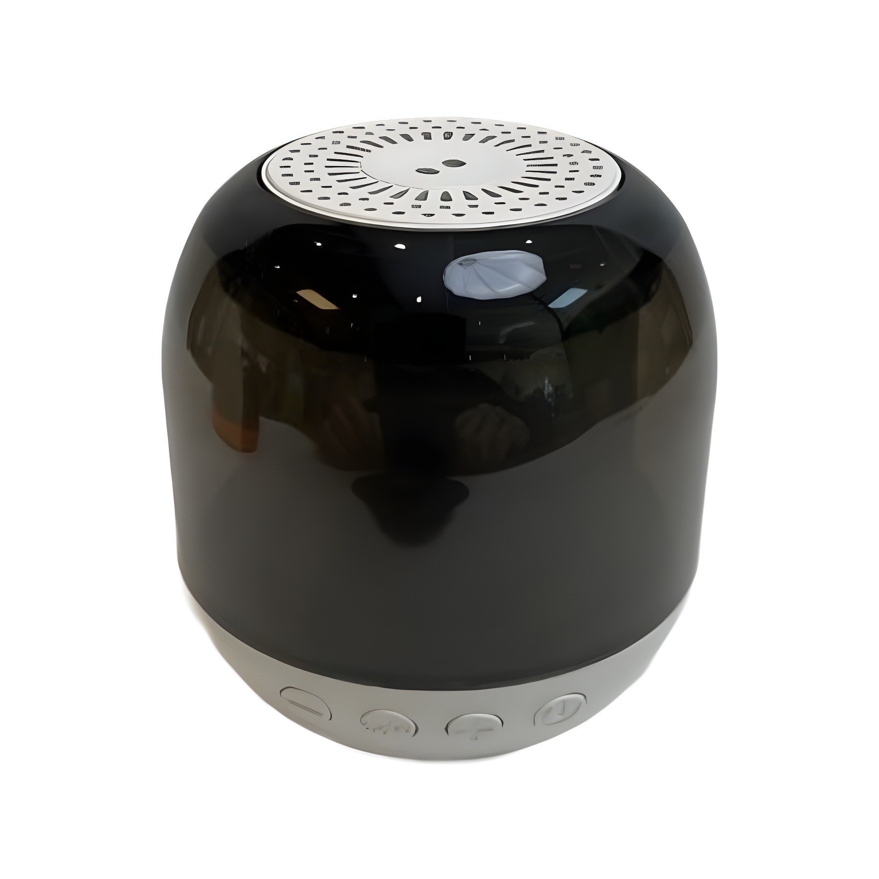 V8V1 Bluetooth speaker transparent mecha colorful subwoofer wireless portable mini desktop speaker