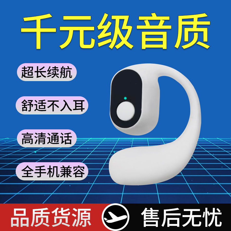 Ultra-long battery life open-ear OWS Bluetooth earphones with noise reduction, non-in-ear, digital display battery indicator, exclusive supply