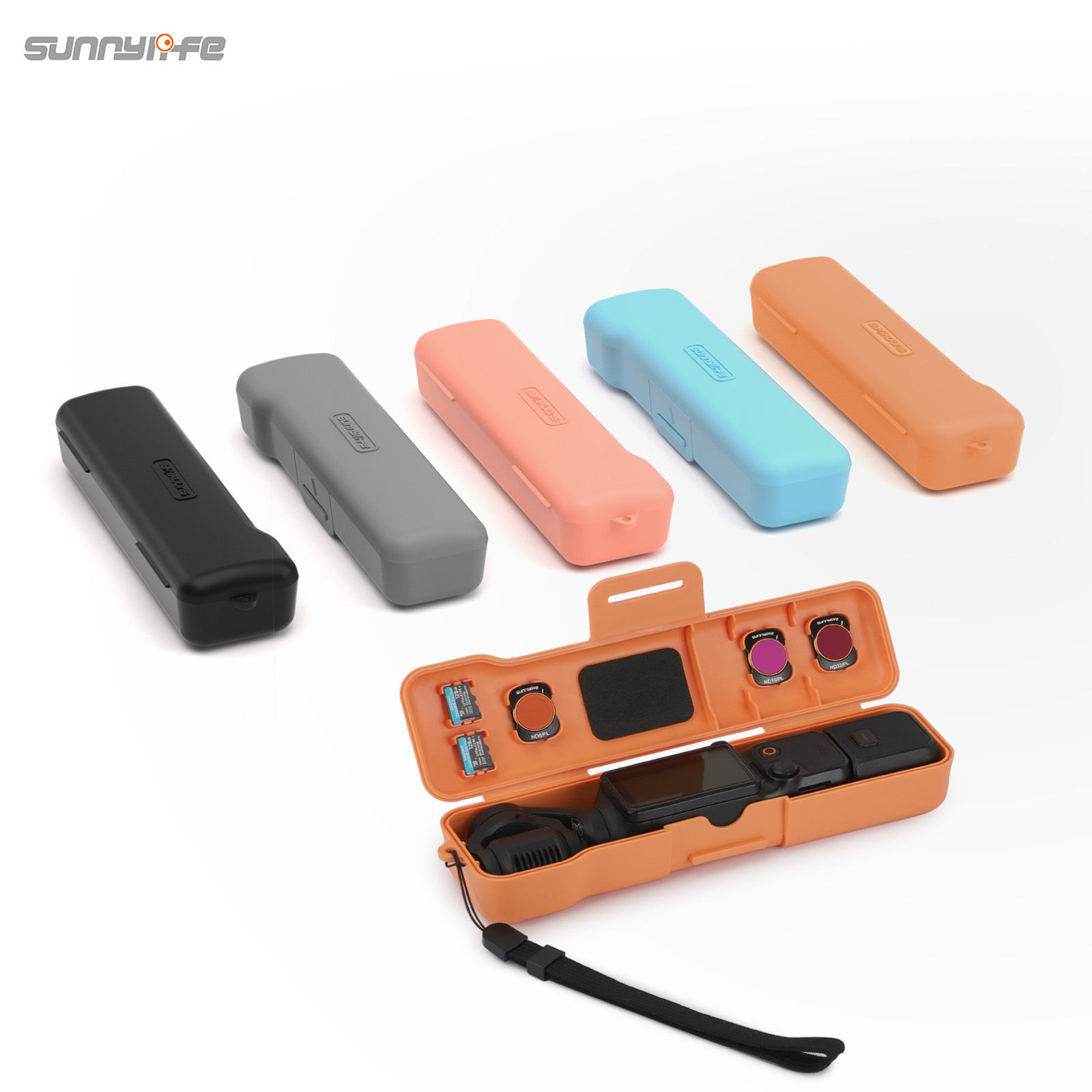 Sunnylife for Osmo Pocket 3 Storage Case Pocket Drop-Proof Protective Box Can Fit Filter Accessories