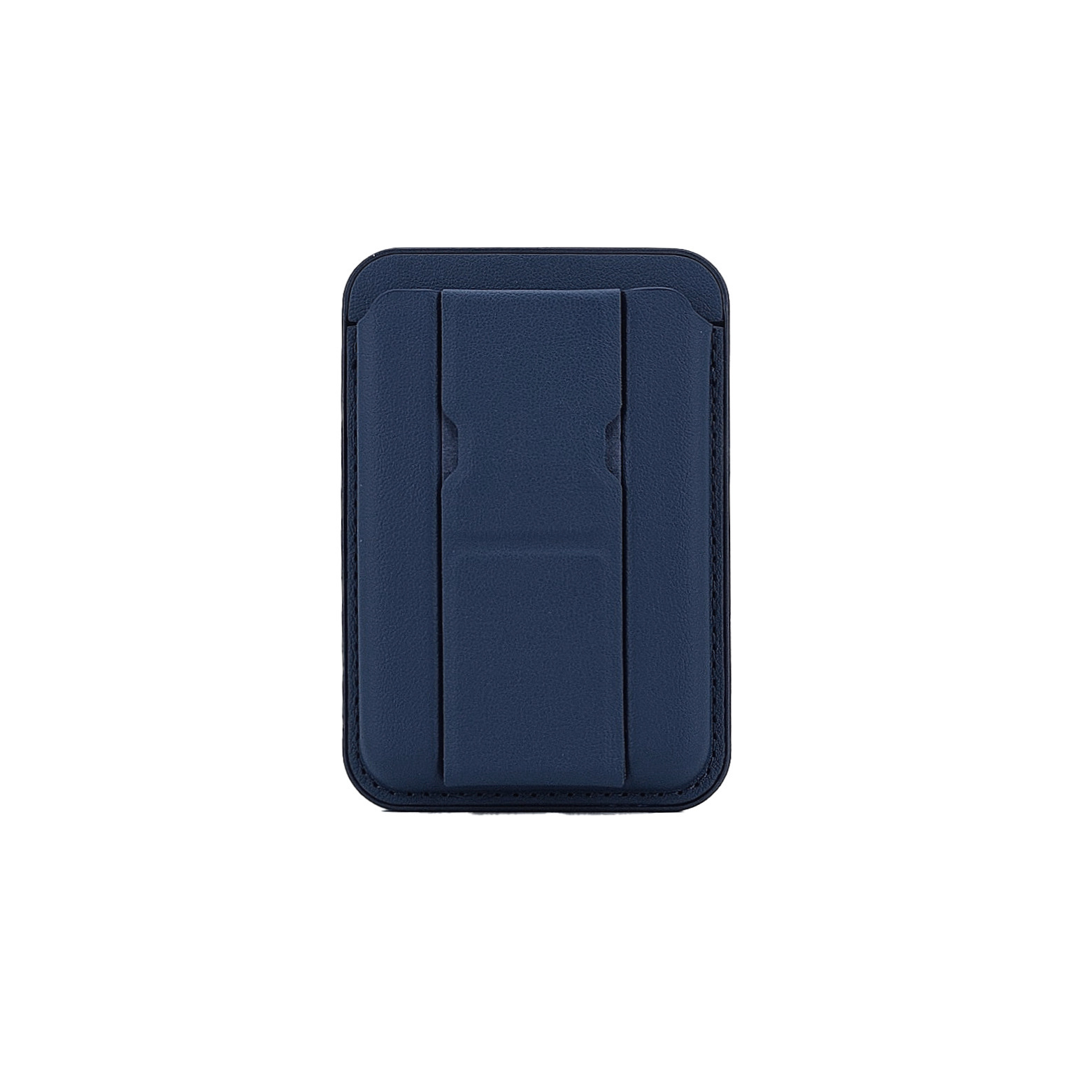 New Anti-slip Grid MagSafe Magnetic Card Holder Folding Stand Round Hole Injection Molded Portable Document Card Storage Clip