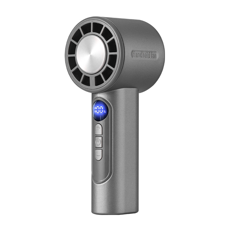 New Ice Compress Semiconductor Refrigeration Violent Turbine Handheld Fan Hundred Gears Long-lasting Small Fan