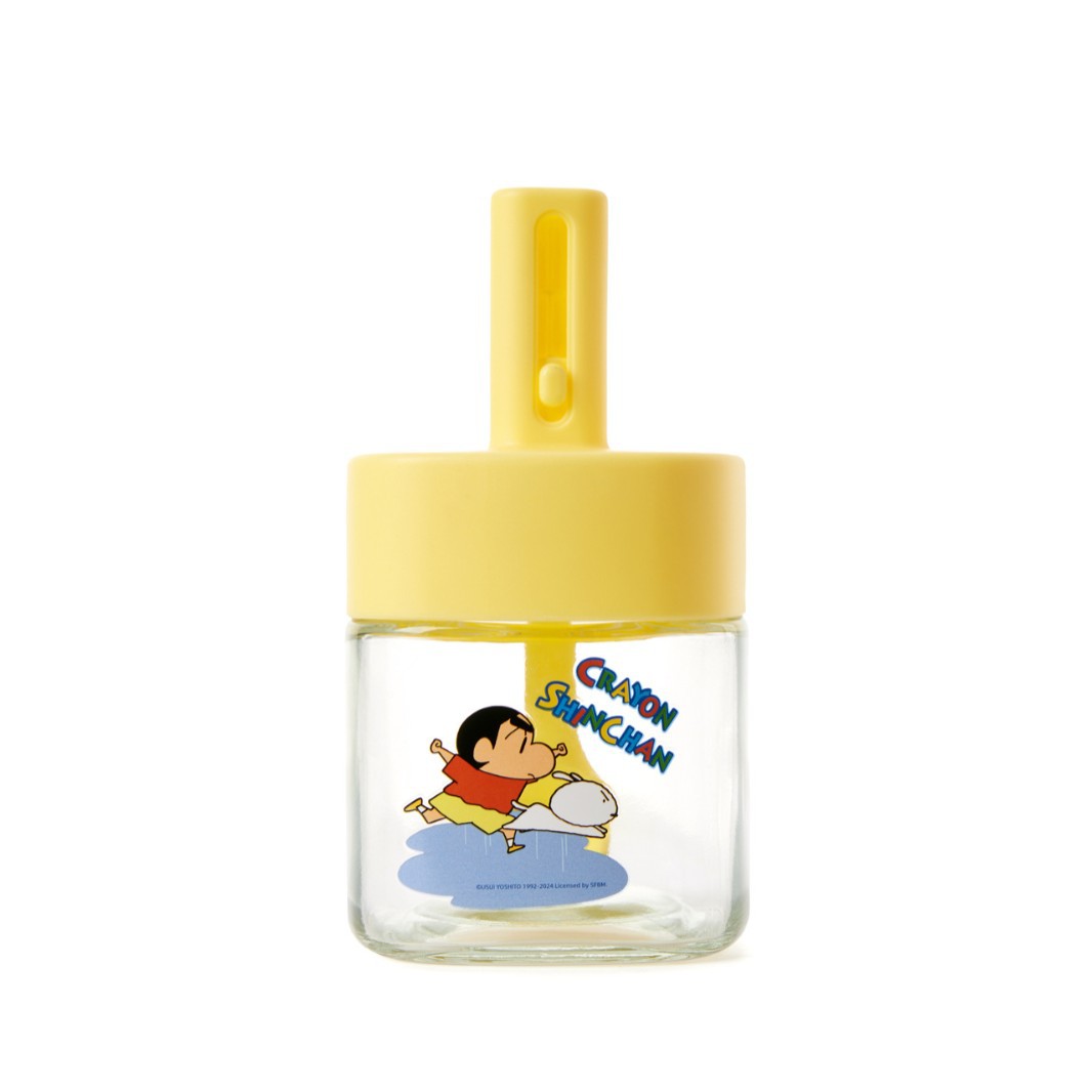 Crayon Shin-chan Seasoning Jar Official Retractable Spoon Lid Integrated Cute Kitchen Salt Jar Cartoon Seasoning Jar