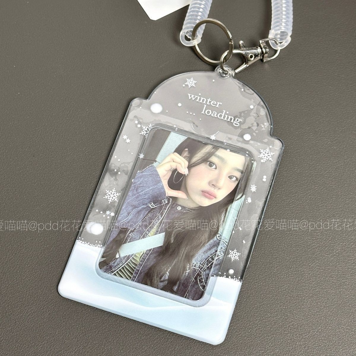 Cute idol card campus card storage display small card card holder pendant new card pack collection PVC card sleeve