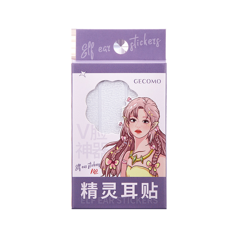 GECOMO elf ear stickers for women face slimming invisible photo support shaping standing ear stickers waterproof