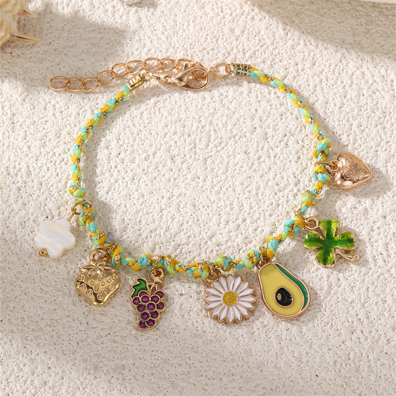 BZ2204 Seaside Shell Starfish Gravel Bracelet Gift Giving Fresh Lobster Clasp Women's Hand Accessory
