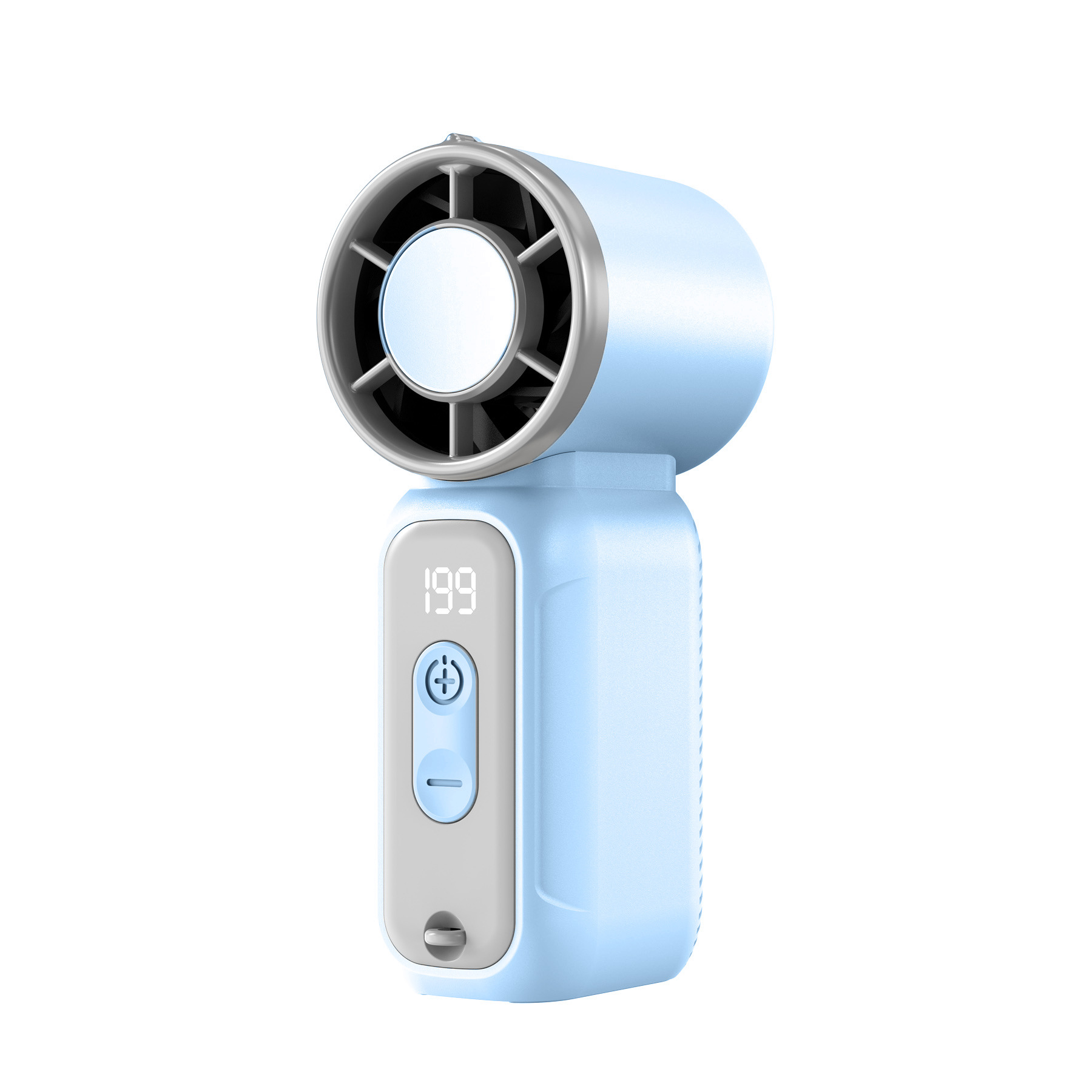 New Mini Handheld Fan Charging Pocket Fan High Wind Small Outdoor Portable High Speed Small Wind Cannon Turbo