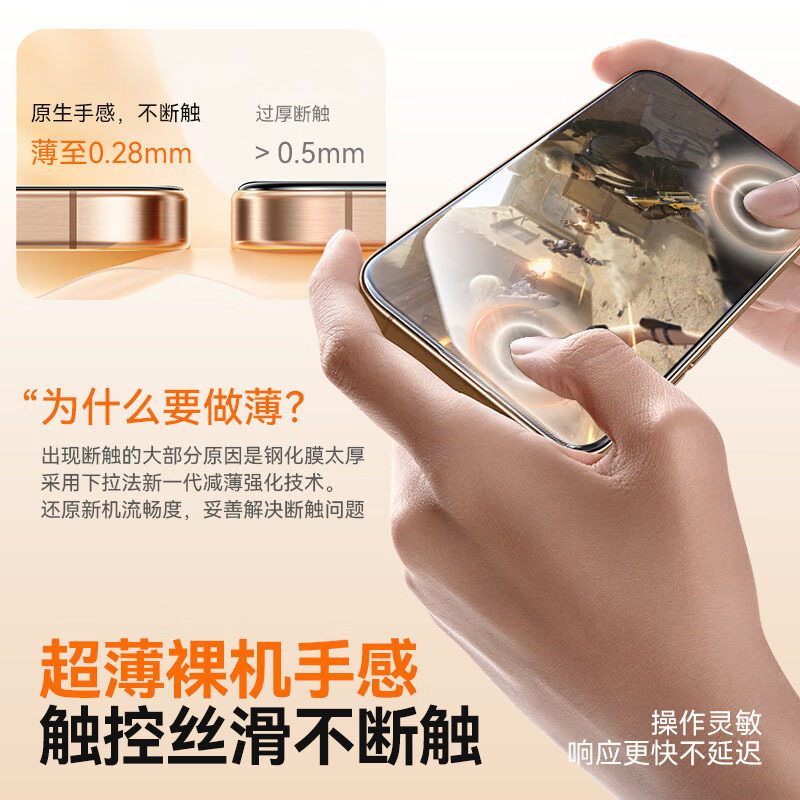 Tao Wantong for Apple 17 Pro Max Tempered Glass Film iPhone 16 Pro Privacy 14 Phone Film 13/12/11