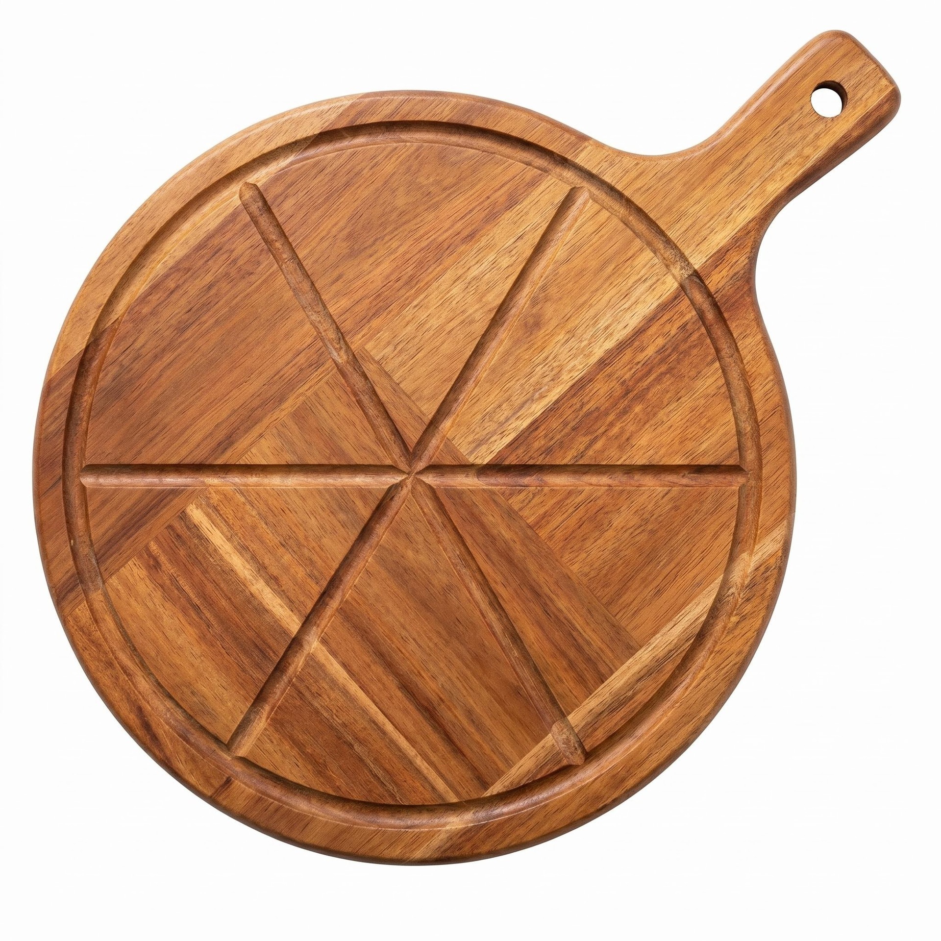 Acacia wood pizza tray commercial Western restaurant steak bread tray solid wood cake serving plate household baking wooden tray