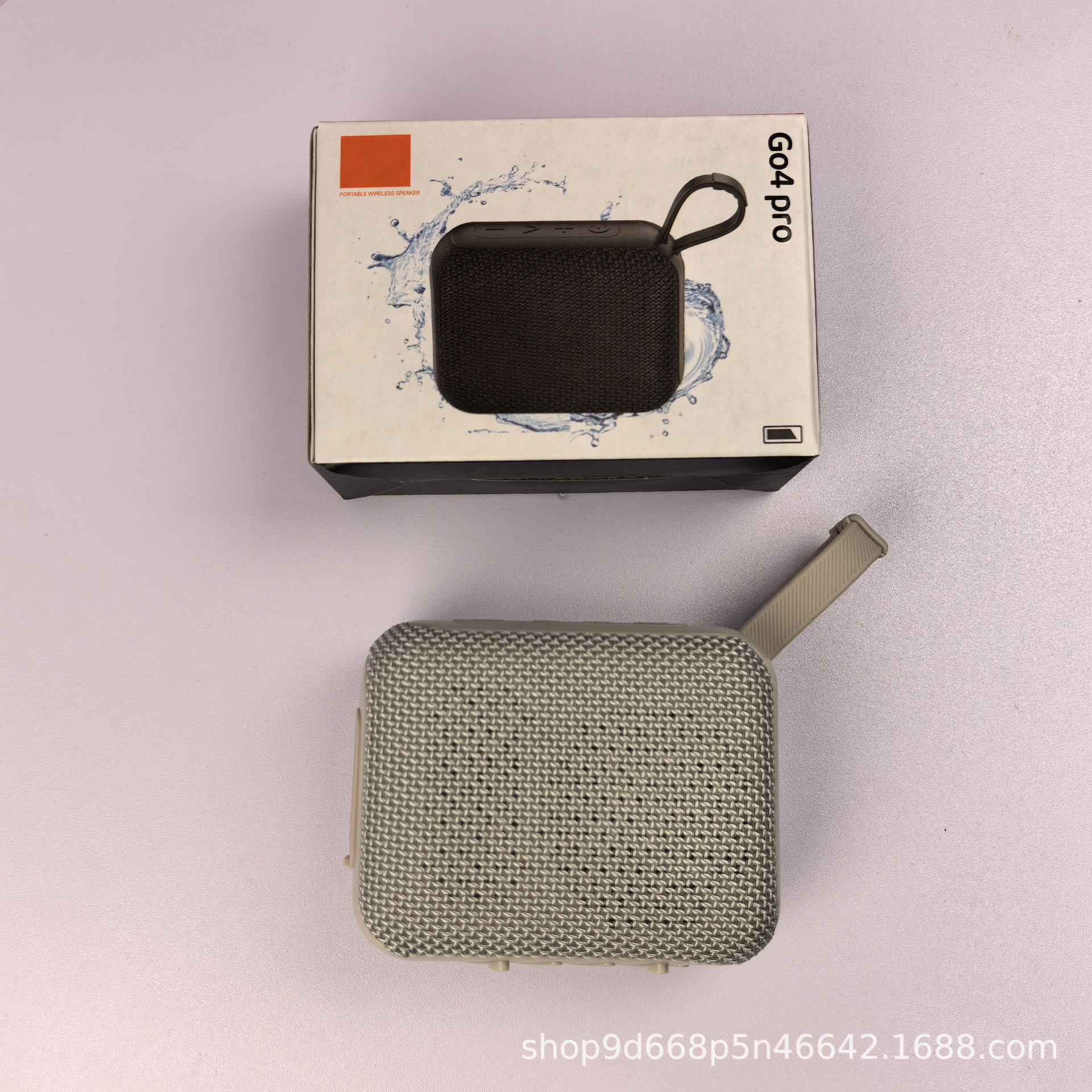 New GO4pro Wireless Bluetooth Speaker Gold Brick High Sound Quality Card Slot Portable Mini Sports Speaker Portable