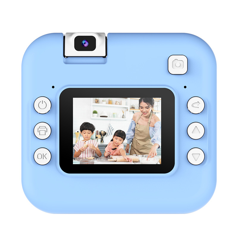 New Children's Instant Camera Can Take Photos and Print Digital Black and White Photos Toy Girl Birthday Gift