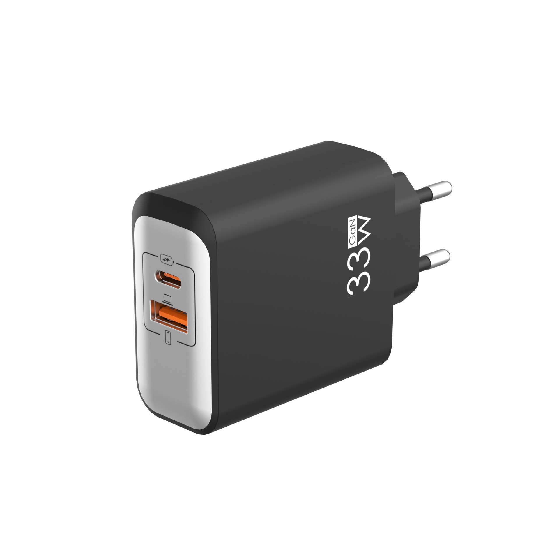 Specially certified GaN 33W notebook charger A+C British standard full protocol phone charging head