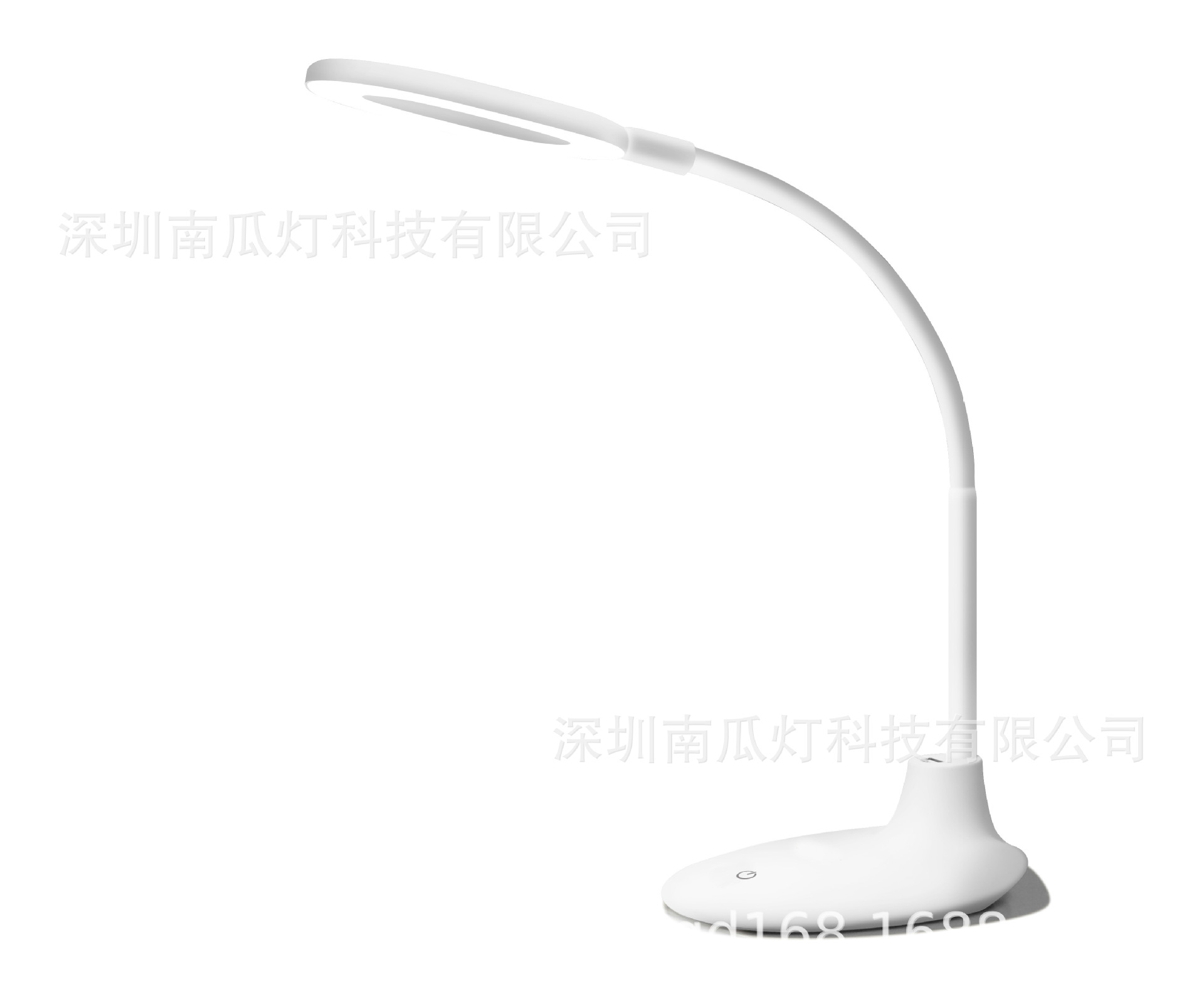 Simple LED fan desk lamp flexible tube eye-protecting desk lamp smart dimmable desk lamp T801