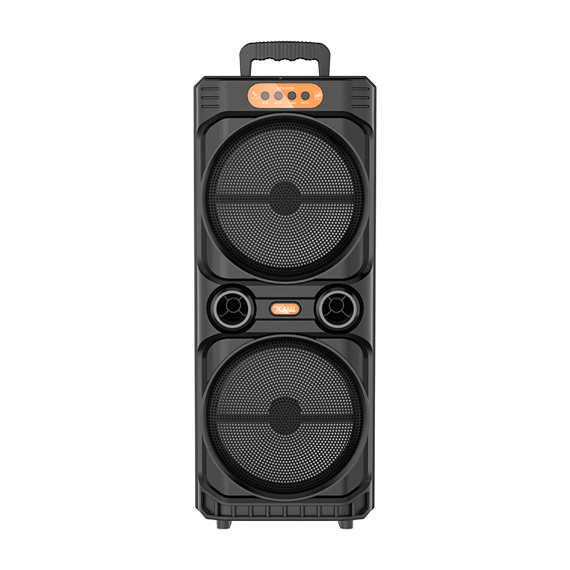 New portable square dance dual 8-inch RGB loud volume high sound quality card Bluetooth speaker
