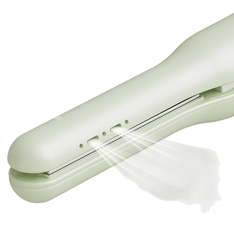 Wireless Flat Iron Men and Women Universal Charging Portable Curling Iron Straight and Curl Dual Use Styling Non-Damaging Hair Root Lifter