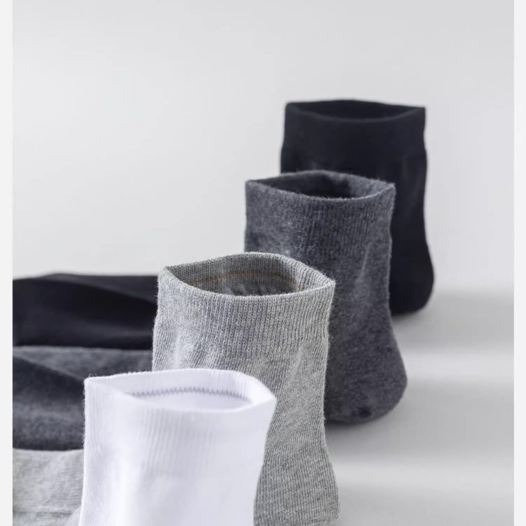 Disposable Socks for Men, Sweat-Absorbent, Odor-Resistant, Daily Use, Suitable for All Seasons, Travel-Friendly, Mid-Short Tube Socks, Sports Socks, Zhuji Sock Wholesale
